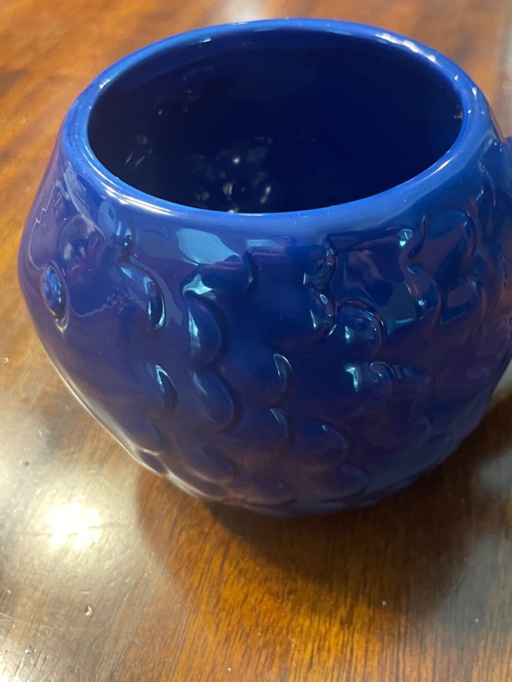 Home Studio Coastal Collection Cobalt Blue Fish Mug Ceramic Nautical! - Picture 2 of 6